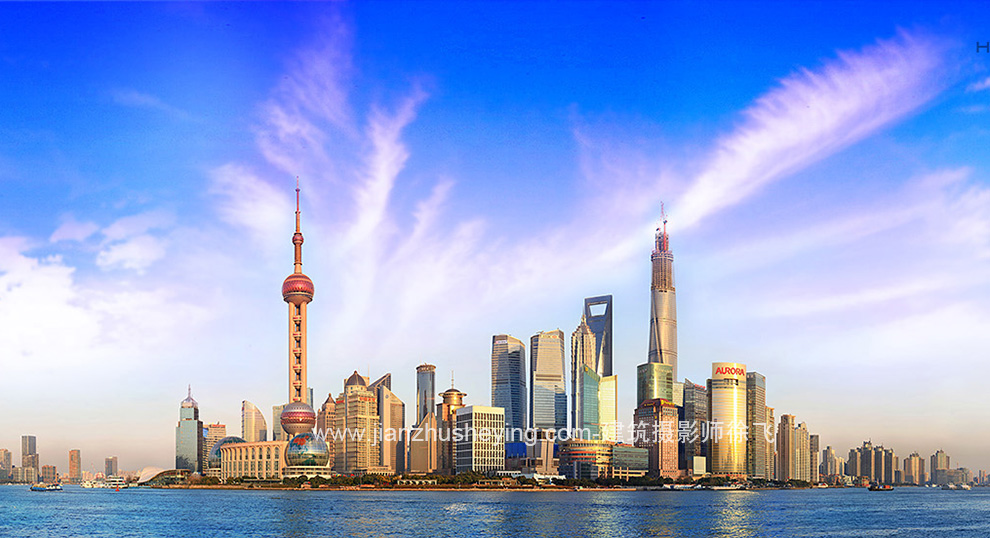 上海陆家嘴全景照片 上海陆家嘴建筑全景照片