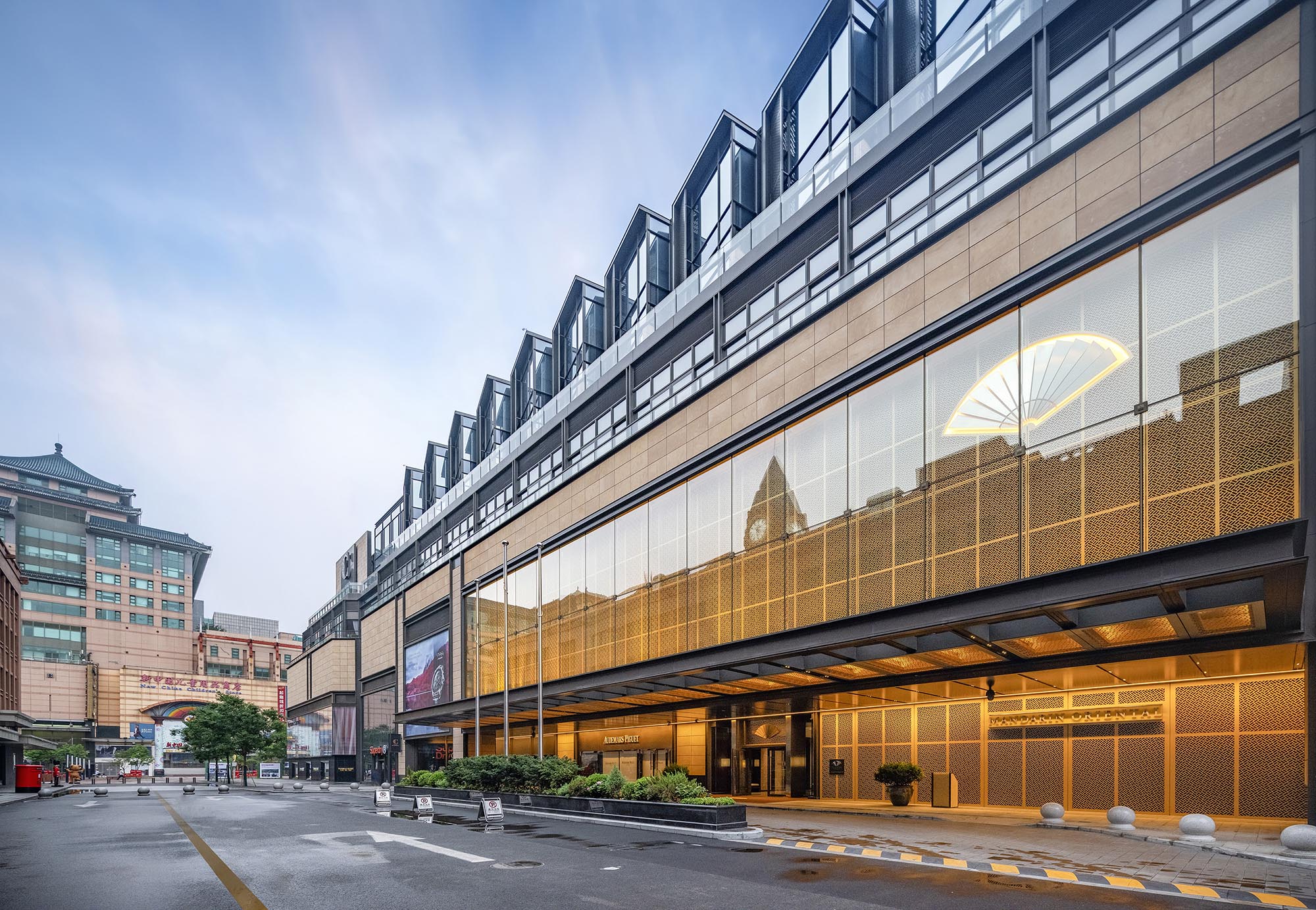 北京文华东方酒店建筑外观与王府井街区